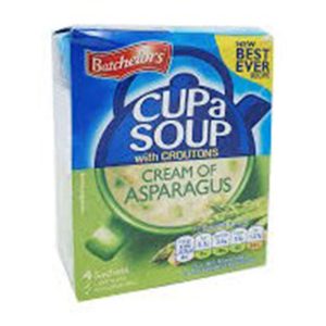 Batchelors Cup Soup Cream of Asparagus Soup with Croutons. 4 Sachets 117g