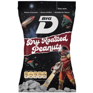 Big D Dry Roasted Peanuts 200G