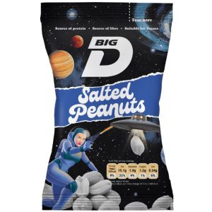 Big D Salted Nuts Peanuts 200G