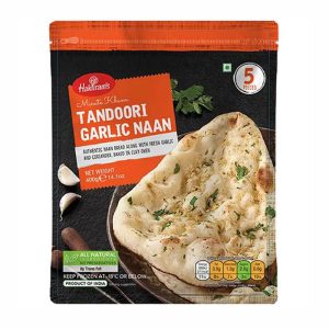 Haldirams Tandoori Garlic Naan 5 Pieces 400g