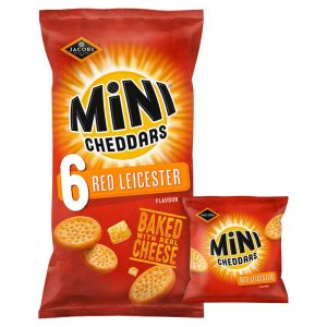 Jacobs Mini Cheddars Red Leicester 6 x 23g