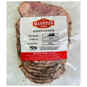 Manston Peppered Ham 250g