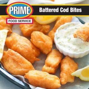 Prime Frozen Battered Cod Bites 500g